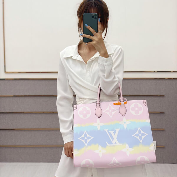 2020SS超限定で争奪戦 ルイヴィトン オンザゴー 偽物 ESCALE M45119 LV エスカル